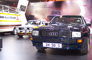 Audi Sonderausstellung 25 Jahre Quattro Sport